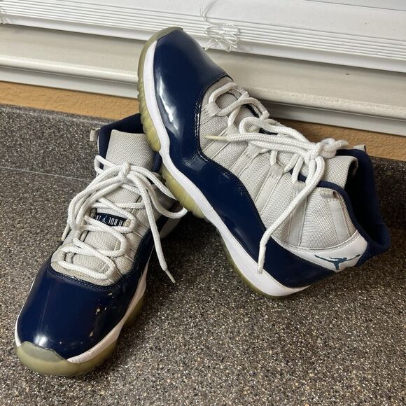 Air Jordan 11 Retro High Win Like \'82 Mens Sz 11 378037 123 Athletic Shoe NO BOX